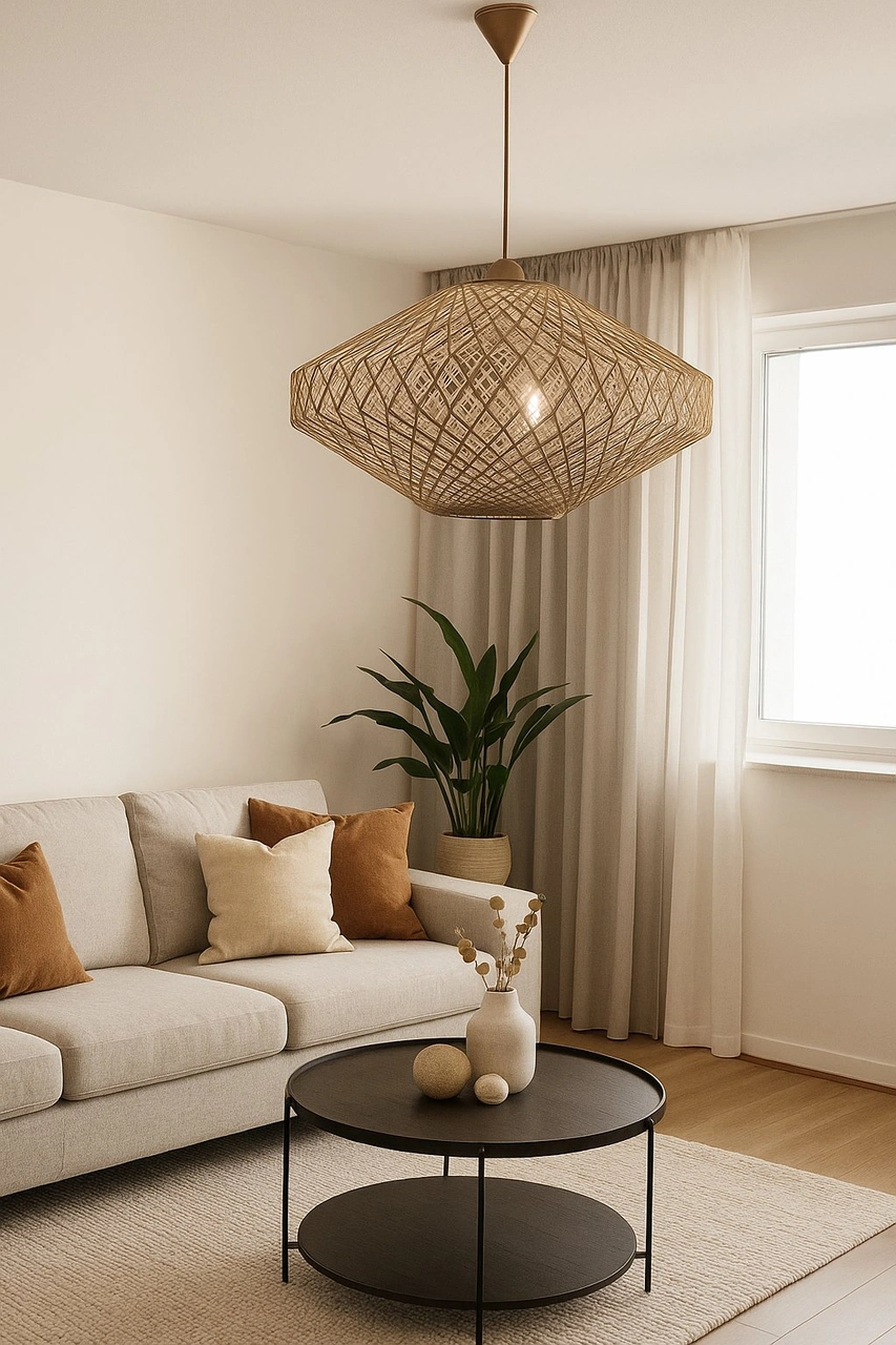 Bohem,rustik,modern,jüt,doğal,el Yapımı Sarkıt Avize Renkli