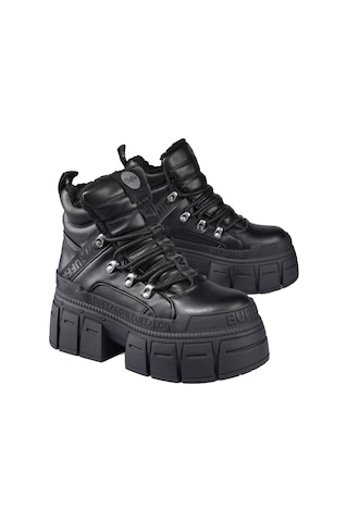 Oxford Klasik Kadın 1622608 Buffalo Gospher Hıke Mıd Pad - Vegan Nappa- Black Siyah