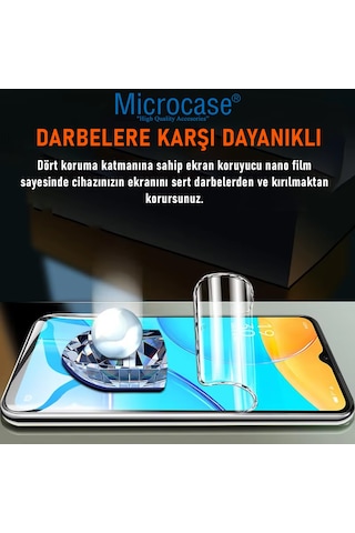 Tecno Spark 50 İle Uyumlu Full Tpu Nano Ön Ekran Koruma Filmi - Ekm101