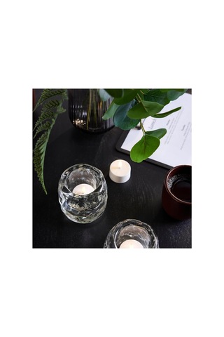 Led'li Tealight Mum, Beyaz, Şarj Tepsili Diğer