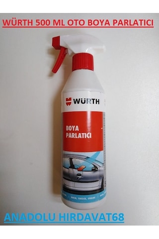 Würth Boya Parlatıcı Sprey Krom Metal Cam Parlatıcı 500 Ml German