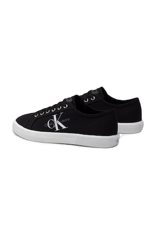 Calvin Klein Ess Vulcanized Low Loceup Mens Sneaker Erkek Günlük Spor Ayakkabı Siyah-beyaz