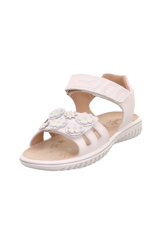 Superfit Sparkle Kız Çocuk Sandalet Çiçekli - Açık Krem 009019-1000