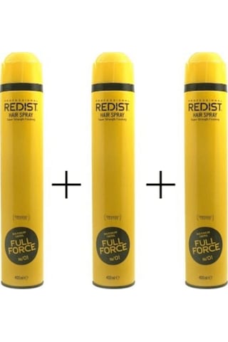 Redist Full Force Saç Spreyi  3 x 400 ML