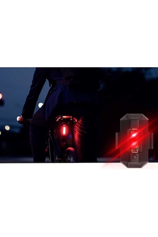 Space24 Sp103 Şarjlı 7 Renkli Led Flaşör Siyah