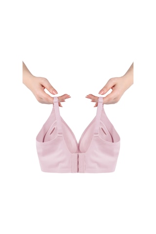 Balensiz Görünmez Fitilli Kaşkorse Çıkarılabilir Pedli Dikişsiz Sütyen 80645 Gül Kurusu