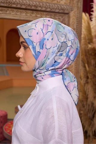 İpekhan Marrakech Koleksiyon Soft Eşarp 1209 - 12 Mavi/lila Mavi-lila-12