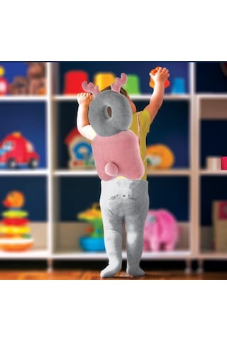 Babyjem Bebek Melek Kanadı Koruma Yastığı 527 Pembe Kadife