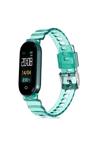 Lexroo Xiaomi Mi Band 6 Krd-27 Silikon Kordon - Siyah