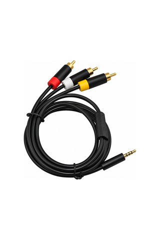 Xbox 360e Uyumlu Kompozit Av Kablo 3.5mm Jack To Rca Tv Görüntü Ve Ses Kablosu