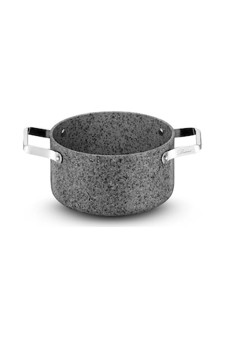 Brioni Stone-age Çizilmez Yanmaz Yapışmaz Indüksiyonlu 24 Cm Derin Tencere Gri