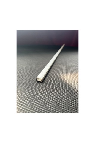 Alüminyum Led Kanal 1m 8mm İç Genişlik 10mm Dış Ölçü Şerit Led Profil Kapaklı