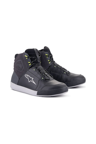 Alpinestars Chrome Drystar Korumalı Motosiklet Botu Siyah Gri Sarı