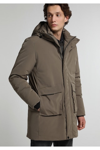 Colin's Colins Regular Fit Dik Yaka Fermuarlı Astarlı Erkek Kahverengi Kaban Cl1082065 Q1.v1 Tpe Gri