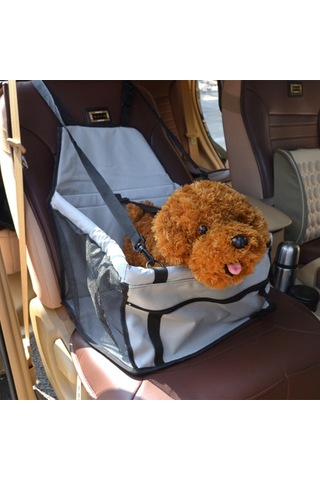 Yeni Katlanır Evcil Hayvan Köpek Kedi Araba Koltuğu Güvenli Seyahat Taşıyıcısı Kulübe Yavru Köpek El Çantası Pembe