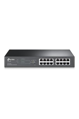 Tl-sg1016pe, 16-port Gigabit Easy Smart Switch With 8-port Poe+