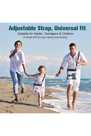 Fosenze Şeffaf Pvc Çapraz Çanta, Konser Ve Stadyumlar İçin Çok Amaçlı Kullanım, Ayarlanabilir Omuz Askısı, Güvenlik Dostu Siyah