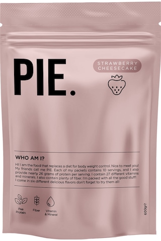 Pıe. Proteinli Öğün Tozu /vücut Ağırlığı Kontrolü İçin Diyetin Yerini Alan Gıda / Strawberry