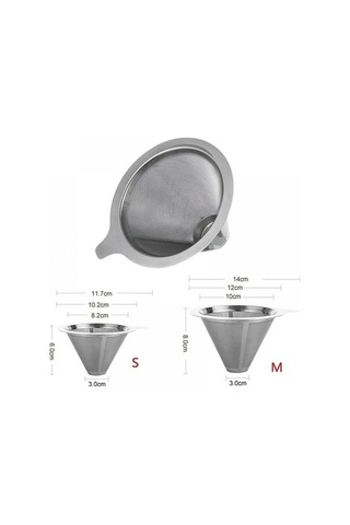 Didadodo Çelik Damlatıcı Kahve Filtre Yeniden Kullanılabilir, Pratik Tasarım Diğer