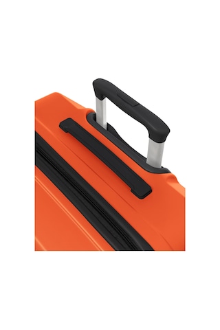 Unisex 4 Tekerli Kilitli Orta Boy Valiz Bavul Turuncu