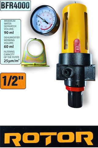 Bfr4000 Redüktörlü Ve Dedektörlü Kompresör Yağ Filtresi