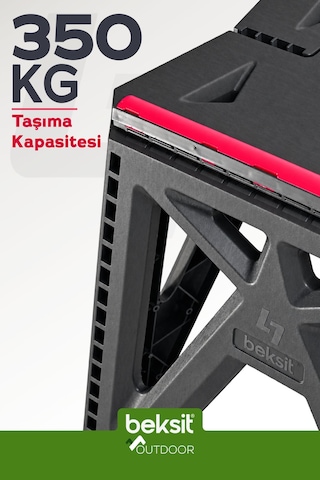 Beksit Outdoor Herkül M Katlanır Reflektörlü Tabure (Antrasit)