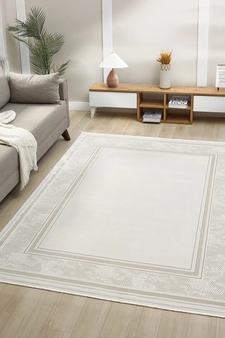 Seyran Halı Gusto 905 Bej Mikro Polyester Makine Halısı