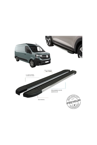Renault Master 2024 2025 2026 2027 2028 Kısa Şase İle Uyumlu Yan Basamak