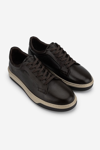 Valmenti Erkek Hakiki Deri Kahverengi Sneakers & Spor Ayakkabı 1212 2504 Erk Ayk Y26 Khv Fltr/khv Met