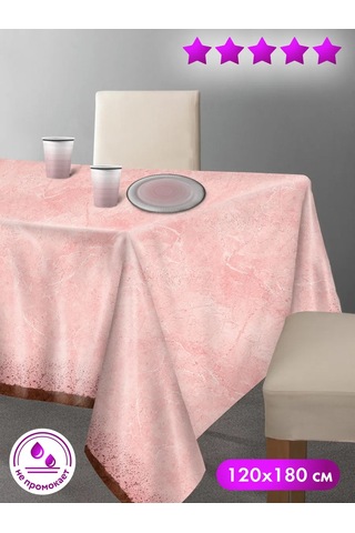 Nd Plej Tek Kullanımlık Masa Örtüsü Seramik Pembe, 120x180 Cm 304315585 100 adet