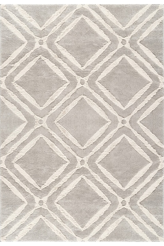 Kaşmir Halı 7/24 Plushy Doha Gri 80x150 Cm Gri