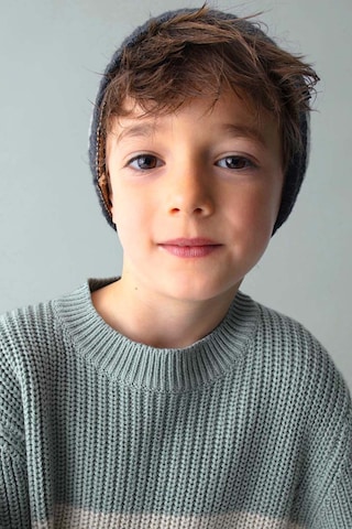 Erkek Çocuk Örgü Kazak - Çok Renkli Mavi