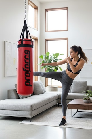 Proforce Boks Torbası 60 Cm 60x20 Kırmızı Siyah