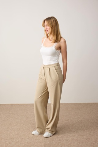 Jimmy Key Jimmy Key Taş Loose Örme Pantolon 6sw186579928