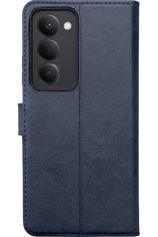 Xiaomi Redmi 15 5g Trend S Plus Kapaklı Kılıf - Lacivert Düz Renkli