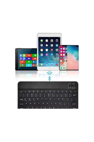 Hadron HDX2506 Süper Slim Şarjlı Smart Kablosuz Bluetooth Q Klavye