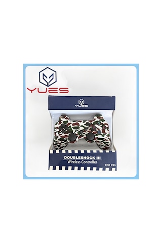 Ps3 Dualshock 3 Kablosuz Joystick Wireless Oyun Kolu Desenli