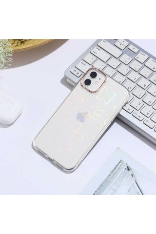 Apple Uyumlu iPhone 11 Kılıf Zore Sidney Desenli Sert Kapak Butterfly No2