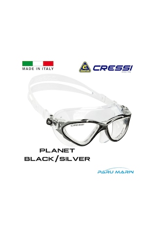 Parumarin Cressi Planet Black / Silver Yüzücü Gözlüğü