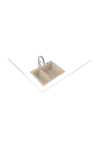Teka Forsquare 590 Tg Çift Hazneli Tegranite+ Eviye - Avena Bej - 115260021