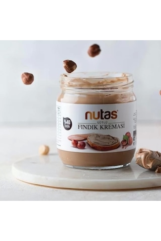 Nutas Sütlü Fındık Kreması Cam Kavanoz 400 G