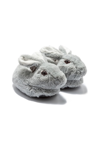 Twigy Zulu Çocuk Hayvanlı Panduf Gri 30/35 AA0705 Gri