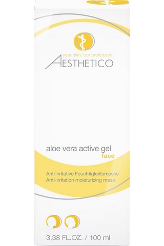 Aesthetico Aesthetıco Aloe Vera Active Gel, Hassas Ciltler Için Yatıştırıcı Jel Maske Maskeler