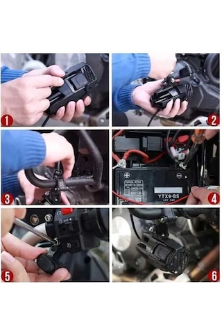 Knmaster Shark 20w Bmw Motosiklet Led Sis Farı