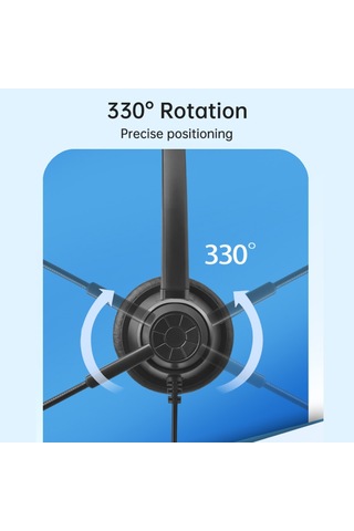 3.5mm Kablolu Bilgisayar Kulaklığı Mikrofonlu Evrensel Ofis Çağrı Merkezi Tek Taraflı Kulaklık Telef