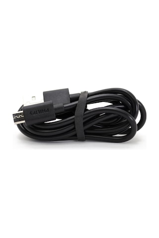 Philips Uyumlu DLC3541U USB-A Micro USB Şarj ve Data Kablosu 1.2M Siyah