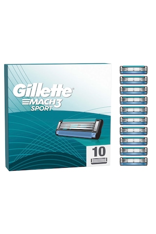 Mach3 Sport Yedek Tıraş Bıçağı 10 Adet