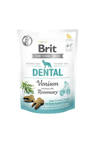 Brit Functional Snack Dental Geyik Etli ve Biberiyeli Köpek Ödül Maması 150 G