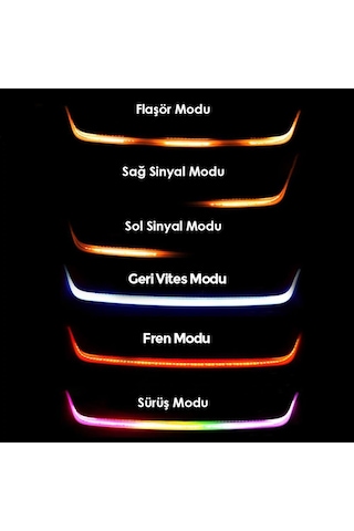 Bagaj Altı Kayan Led Kayar Led 120Cm Çok Fonksiyonlu