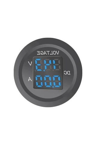 Dc12v/24v Dijital Voltmetre Ve Ampermetre